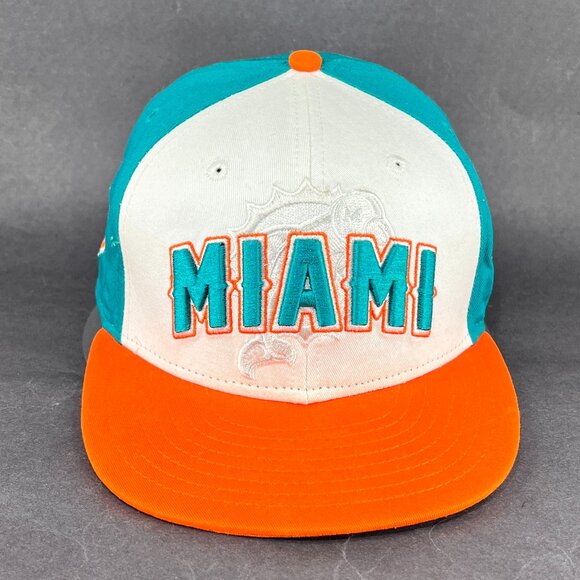 Miami Dolphins NFL Snap Back Cap Hat Blue New Era 9Fifty Football Logo Mens